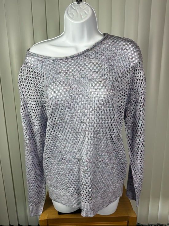 JohnPaulRichard Sweaters - John Paul Richard Mesh Knit Long Sleeve Shirt – Size L – NWT